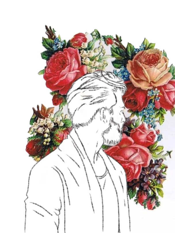 Collage chico flores